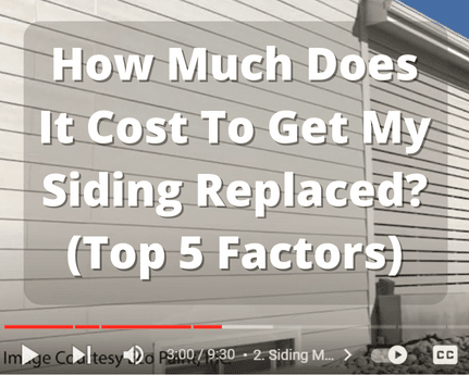siding replacement costs